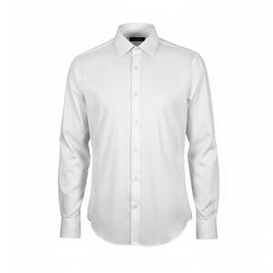 Calvin Klein Men's 16 34/35 L White Infinite Wrinkle Free Slim Fit Dress Shirt